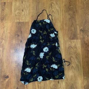 RVCA Floral Black Dress